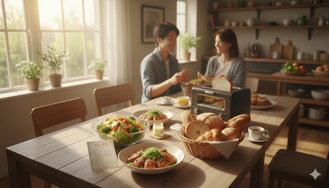 忙しい毎日にプロの味とゆとりを。